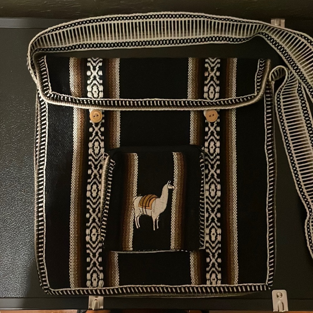 Peruvian Wool Crossbody Sack Purse
